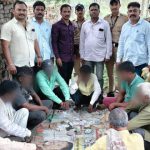 माहूर तालुक्यातील वडसा येथे जुगार अड्ड्यावर सिंधखेड पोलिसांची धाड; ५ आरोपींना अटक, १ लाख ६८ हजार ९८० रुपयांचा मुद्देमाल जप्त