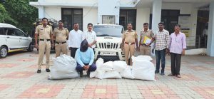 भोकर पोलिसांची मोठी कारवाई: ७.५८ लाखांचा अवैध गुटखा व स्कॉर्पिओ जप्त; एकावर गुन्हा दाखल