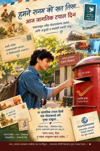 हमने सनम को खत लिखा…आज जागतिक टपाल दिन!
