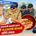अर्धापूरमध्ये सोन्याच्या अंगठ्या पळवून वृद्धाची फसवणूक; ७० हजारांचा ऐवज लंपास ; तीन अनोळखी आरोपींविरुद्ध गुन्हा दाखल