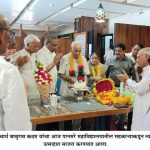 माजी प्राचार्य बाबुराव कदम यांचा र्‍हद्य सत्कार