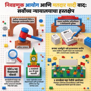 अल्पसंख्याक आणि गरिबांची नावे मतदार यादीतून गायब! सर्वोच्च न्यायालयाच्या दणक्यानंतर निवडणूक आयुक्त झुकले?
